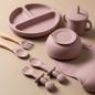 Honey & Hum First Bites Silicone Feeding Set