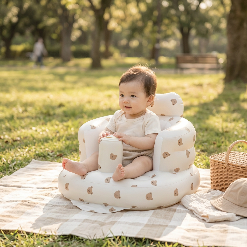 Honey & Hum Cozysit Inflatable Baby Chair