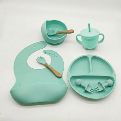 Honey & Hum First Bites Silicone Feeding Set