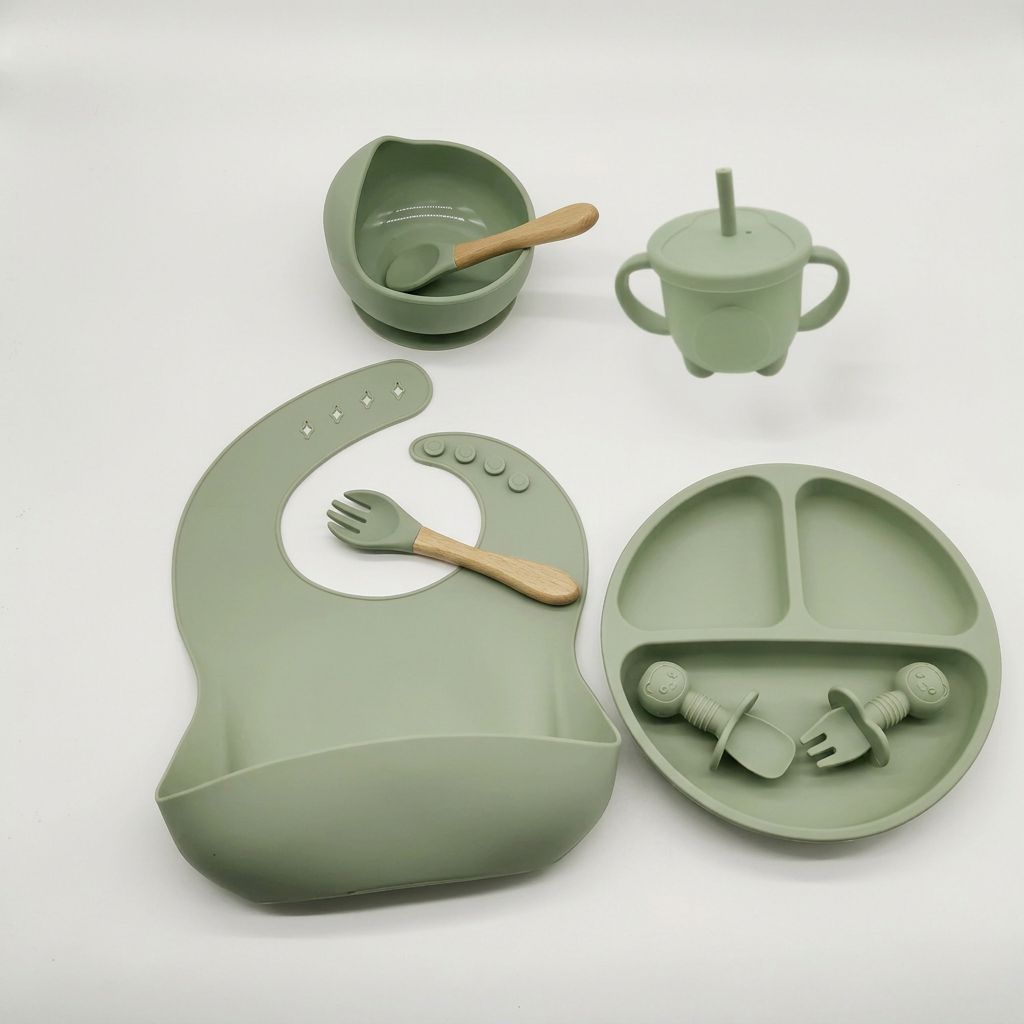 Honey & Hum First Bites Silicone Feeding Set